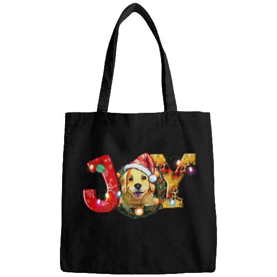 Labrador Lab Dog Joy Christmas Labrador Dog Santa Xmas Bags