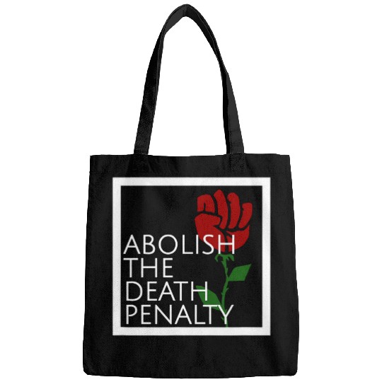 Proud Socialist AOC Rose Fist Abolish The Death Penalty Art Bags