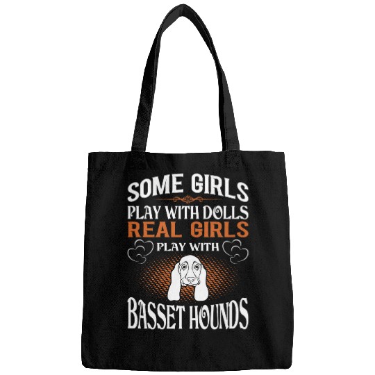 Real Girls Play With Basset Hound Dog Pet Lovers Gift Bags