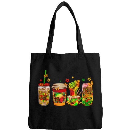 Juneteenth Coffee Afro Freeish Since 1865 Independence Day Bags