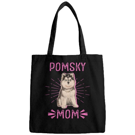 Discover Pomsky Mom Pomskies Dog Owner Pomsky Bags