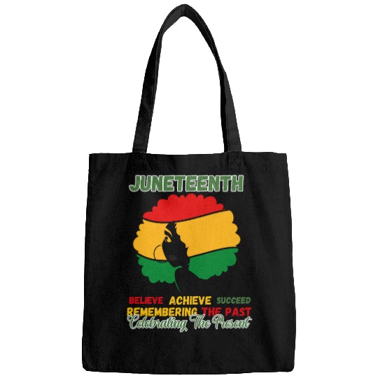 Juneteenth Is My Independence Day believe achieve succeed 1 Bags