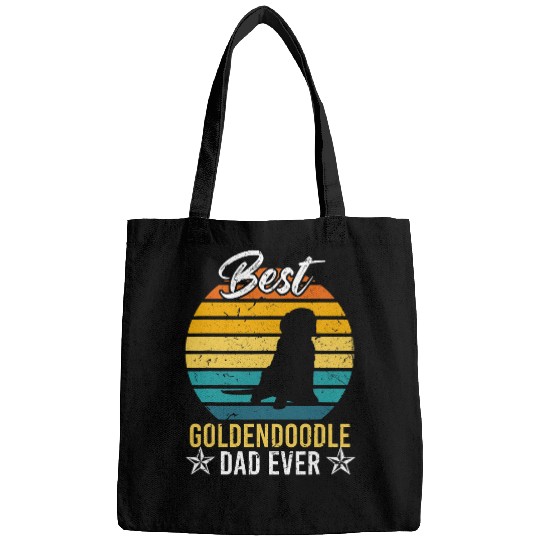 Dog Goldendoodle Best Goldendoodle Dad Ever Gifts Pet Owner 2 Bags