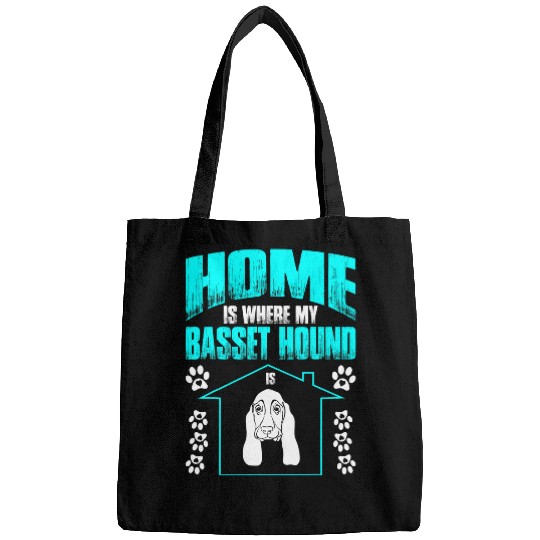 homes Is Where My Basset Hound Is Pet Lovers Gift Bags