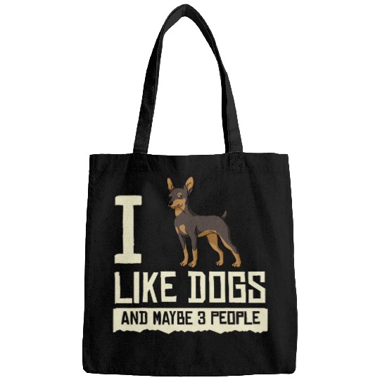 Discover Miniature Pinscher Dog Puppies Owner Lover 10 Bags