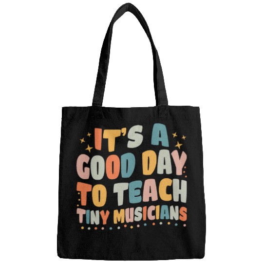 Discover Its A Good Day To Teach TINY MUSICIANS Retro Groovy Music Bags