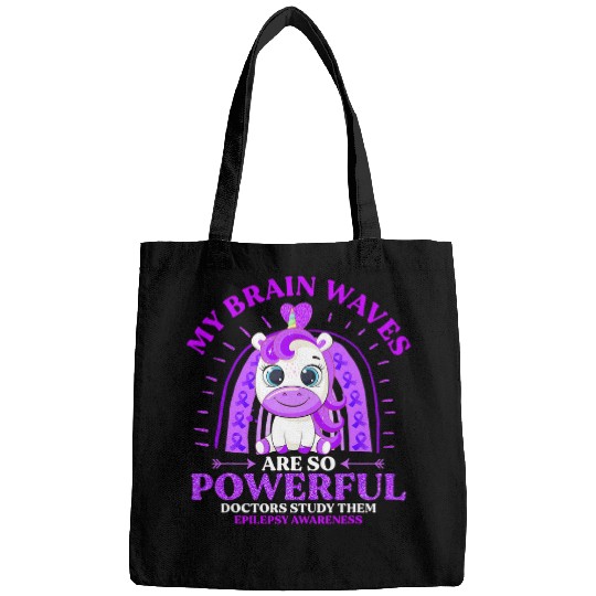 My Brain Waves Are Powerful Doctor Study Epilepsy Awareness Bags