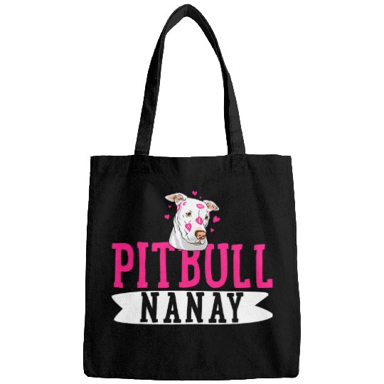 Pitbull Nanay Pit Bull Terrier Dog Pibble Owner Mothers Day Bags