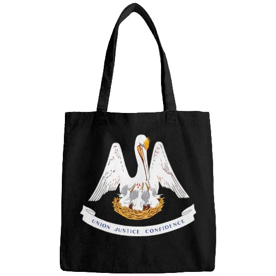 Louisiana State Flag Tee New Orleans Family Vacation Bags