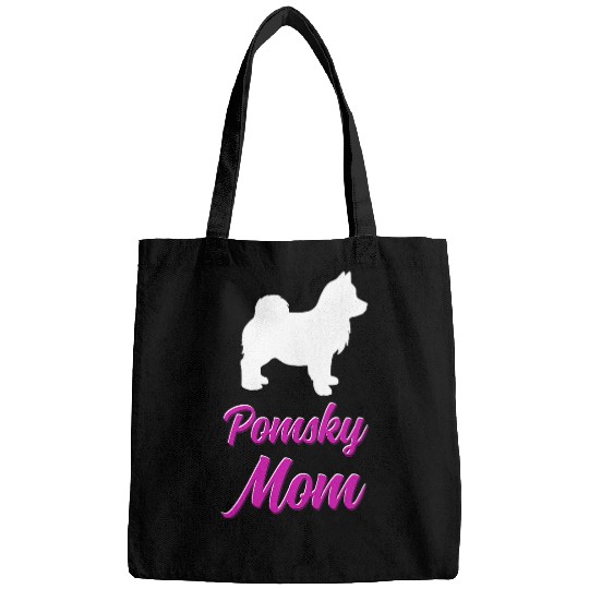 Pomsky Owner Dog Mom Apparel Bags