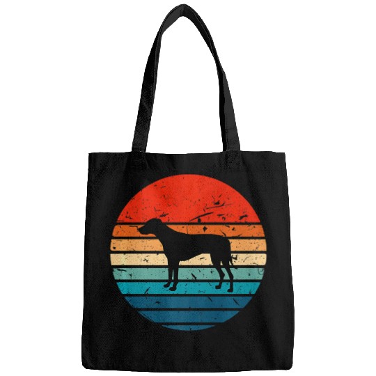 Rhodesian Ridgeback Retro vintages 70s 80s Dog T Bags
