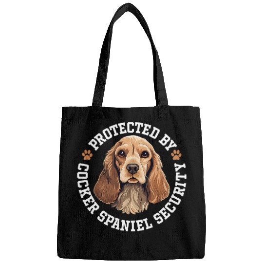 Protected by Cocker Spaniel Security Bags