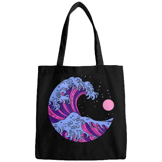 Discover Omnisexual Pride Omni Japanese Wave Discreet LGBTQ Art Bags