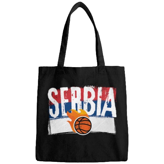 Serbia Basketball Fires vintages Streetwear Bags