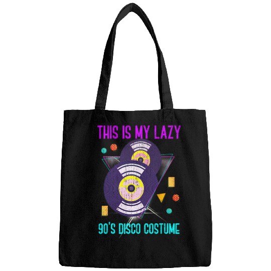 Retro 1990s Party 90s Music Funny Disco Costume Nineties Bags