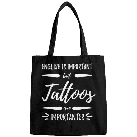 Discover Tattooing Importanter Funny Tattoo Artist Gift Idea 1 Bags