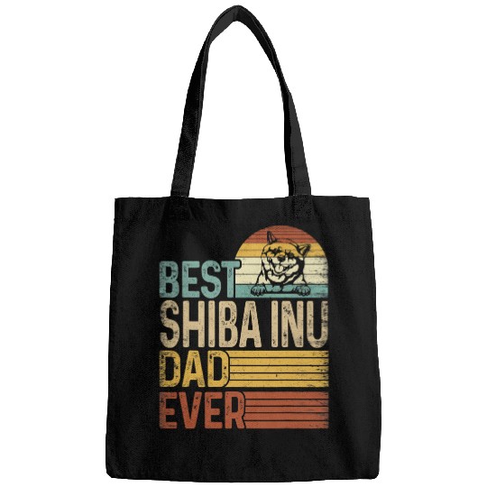 Discover Dog Shiba Inu bests Shiba Inu Dad Ever Retro vintages Fathers Day Bags