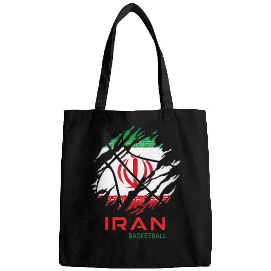 Iran Basketball Persian Culture Iranian Ripped National Flag Bags