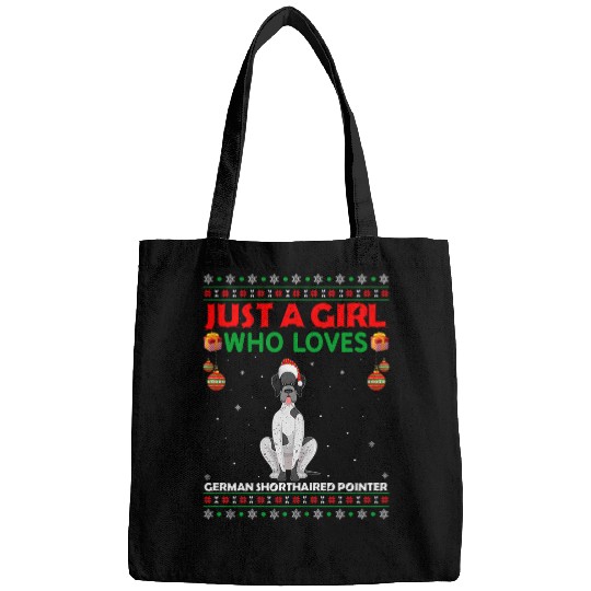 Just A Girl Who Loves German Shorthaired Pointer Dog xmass Pj Bags