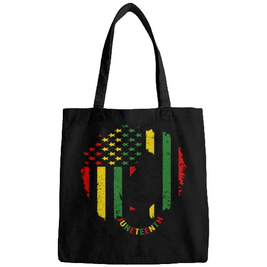 Juneteenth Black Women Flag History African American 1865 Bags