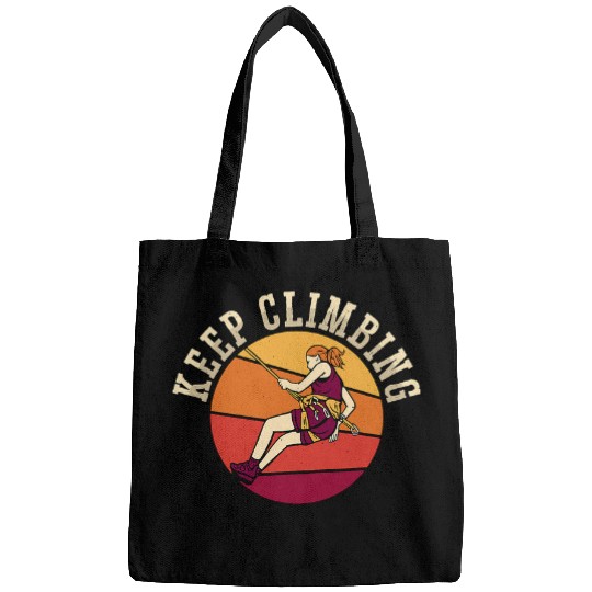 Keep Climbing Loves Climber Mountain Boulder Rock Climbing Bags