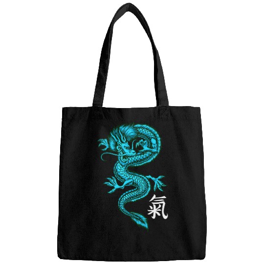 japan kanji asia culture art otaku vintages dragon Bags