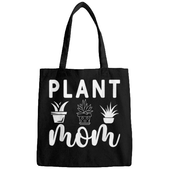 Plant Mon Funny Plant Lover Gardening Botanical Flower Fruit Bags