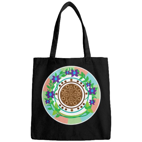 Stylish Creative Art Illustration Artwork Style Circle Bags