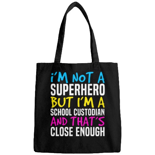 School Custodian Superhero Janitor 22 Bags