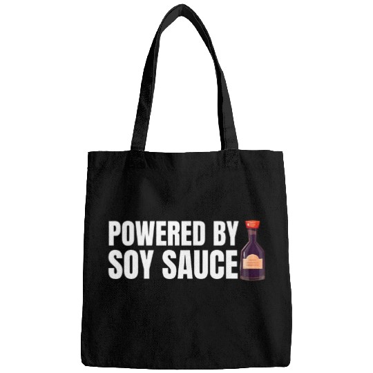 Powered By Soy Sauce Condiment Soya Sauce Chef Cook Bags