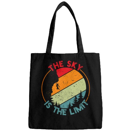 The Sky Is The Limit Retro Rock Climbing vintages Climber Bags