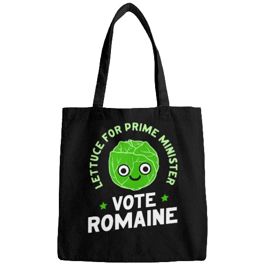 Vote Romaine Lettuce For Prime Minister Liz Truss Bags