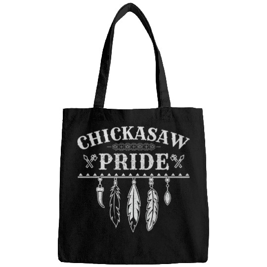 Native American Pride Design for a Proud Chickasaw Bags