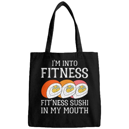 Discover Im Into Fitness Sushi In My Mouth Men Women Kids Sushi Bags