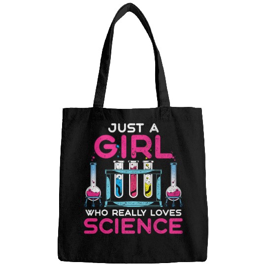 Scientist Women Girls Chemistry Laboratory Chemist Science Bags