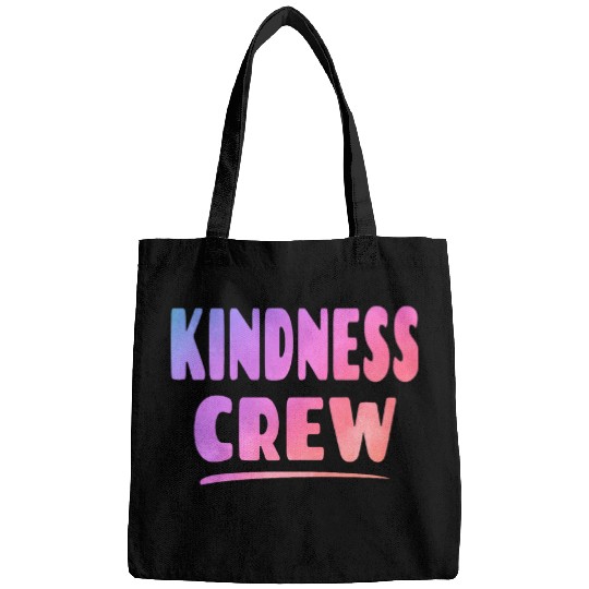 Kindness Crew Colorful Art Promotes Being Kind Bags