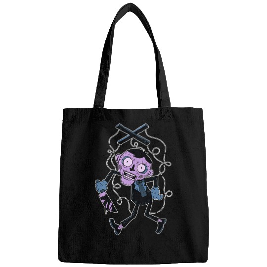 Puppet Doll Monster Cute Creepy Halloween Design Bags