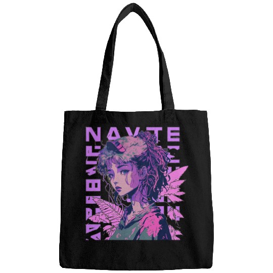 Retro Vaporwave Aesthetic 90s EGirl japanese art 1 Bags