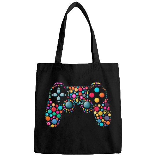 Kids Colorful Polka Dot Game Controller International Dot Day Kid Bags