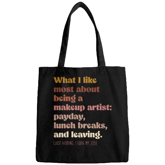 Moody makeup artist Boho vintages funny Bags