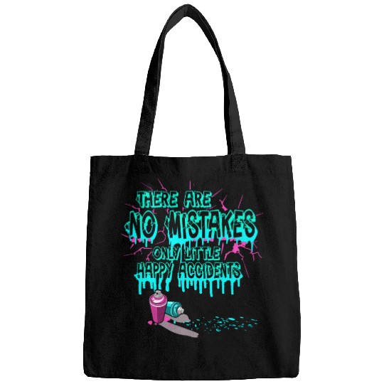 There Are No Mistakes Only Happy Little Artist Art Teacher Bags