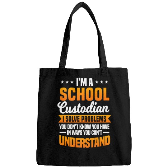 School Custodian Janitor Guard Caretaker Guardian Hosekeeper Bags