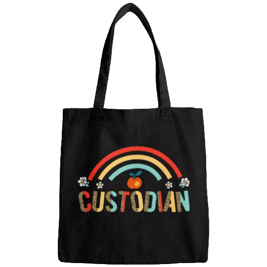 School Custodian School Janitor Rainbow Bags