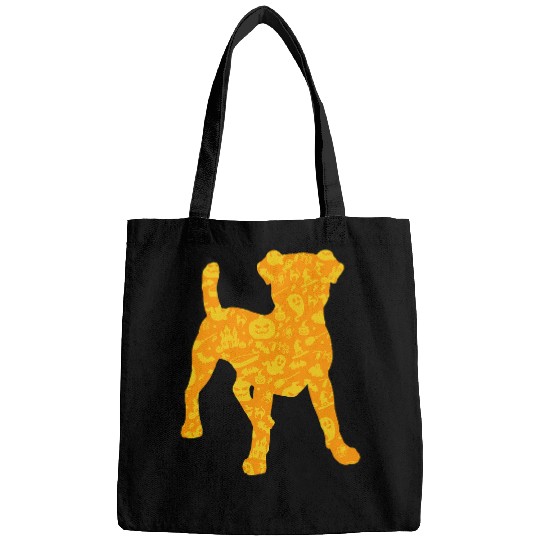 Jack Russel Terrier Dog Halloween Party Pumpkin Pattern Gift Bags