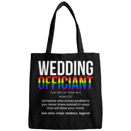 Wedding Officiant Definition LGBT Officiant Bags