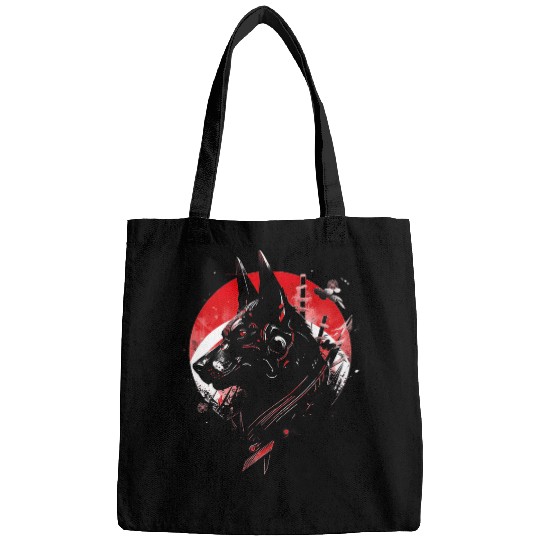 German Shepherd Ninja Samurai Japanese Transformation Cute Bags