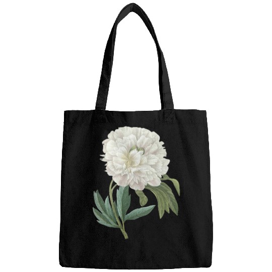 Discover PierreJosephRedoute White Peony Paint Flower Gardener Bags