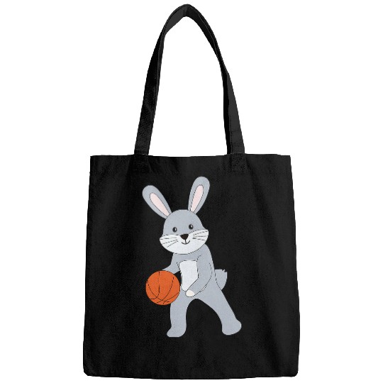 Squirrel Playing Basketball Ball Sports Chipmunk Bags