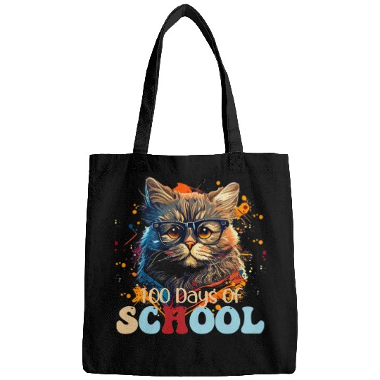 Discover 100 Days Smarter Cat 100 Days Of School Girls Student Bags