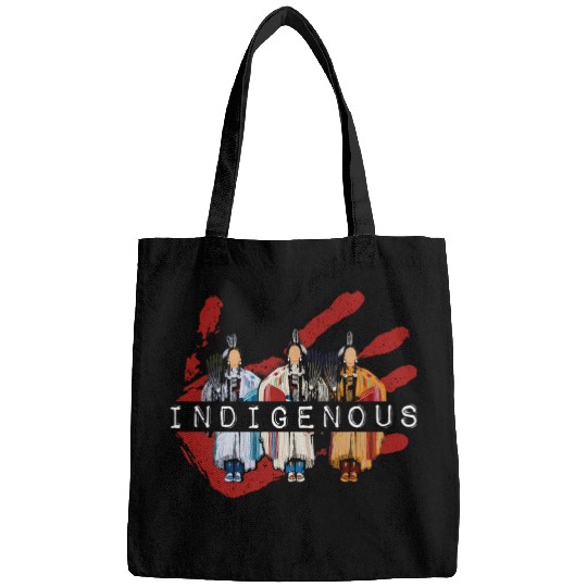 Native American Indigenous Red Hand Indian Blood Themed 16 Bags